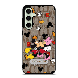COACH MICKEY MINNIE MOUSE KISS Samsung Galaxy S24 FE Case Cover COACH MICKEY MINNIE MOUSE KISS Samsung Galaxy S24 FE Case Cover
