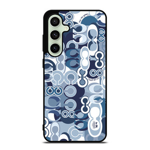 COACH NEW YORK BLUE Samsung Galaxy S24 FE Case Cover COACH NEW YORK BLUE Samsung Galaxy S24 FE Case Cover