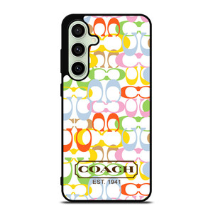 COACH NEW YORK COLORFUL Samsung Galaxy S24 FE Case Cover COACH NEW YORK COLORFUL Samsung Galaxy S24 FE Case Cover