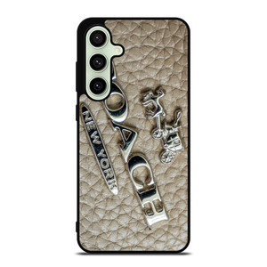 COACH NEW YORK LOGO ON LEATHER Samsung Galaxy S24 FE Case Cover COACH NEW YORK LOGO ON LEATHER Samsung Galaxy S24 FE Case Cover