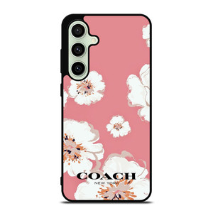 COACH NEW YORK PINK FLOWER Samsung Galaxy S24 FE Case Cover COACH NEW YORK PINK FLOWER Samsung Galaxy S24 FE Case Cover