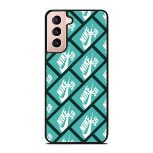 NIKE SB SKATEBOARD BOX PATTERN TURQUOISE Samsung Galaxy S21 Case Cover