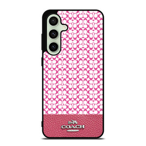 COACH NEW YORK PINK Samsung Galaxy S24 FE Case Cover COACH NEW YORK PINK Samsung Galaxy S24 FE Case Cover