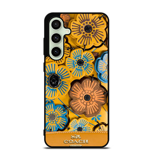 COACH NEW YORK ROSE TEA Samsung Galaxy S24 FE Case Cover COACH NEW YORK ROSE TEA Samsung Galaxy S24 FE Case Cover