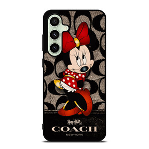 CUTE COACH MINNIE MOUSE Samsung Galaxy S24 FE Case Cover