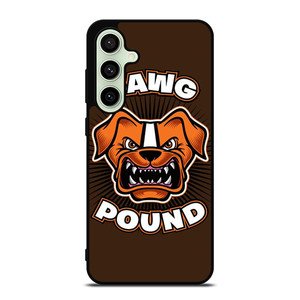 DAWG POUND CLEVELAND BROWNS Samsung Galaxy S24 FE Case Cover DAWG POUND CLEVELAND BROWNS Samsung Galaxy S24 FE Case Cover