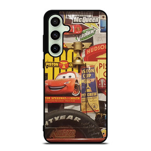 DISNEY CARS MOVIE COLLAGE Samsung Galaxy S24 FE Case Cover