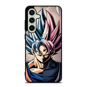 DRAGON BALL GOKU AND BLACK GOKU FACE Samsung Galaxy S24 FE Case Cover