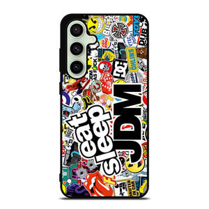EAT SLEEP JDM Samsung Galaxy S24 FE Case Cover EAT SLEEP JDM Samsung Galaxy S24 FE Case Cover