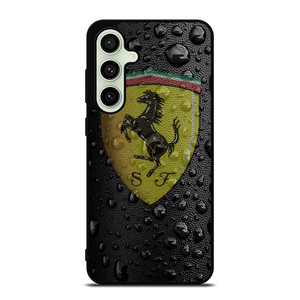 FERRARI DROP WATER BLACK Samsung Galaxy S24 FE Case Cover
