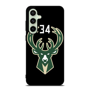 GIANNIS ANTETOKOUNMPO MILWAUKEE BUCKS LOGO Samsung Galaxy S24 FE Case Cover