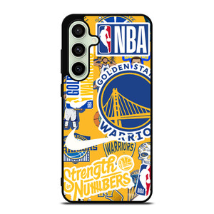 GOLDEN STATE WARRIORS NBA STICKER BOMB Samsung Galaxy S24 FE Case Cover
