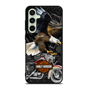 HARLEY DAVIDSON EAGLE METAL LOGO Samsung Galaxy S24 FE Case Cover