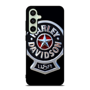 HARLEY DAVIDSON USA METAL EMBLEM Samsung Galaxy S24 FE Case Cover