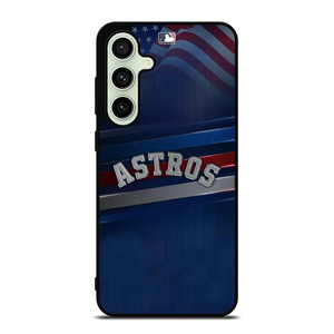 HOUSTON ASTROS AMERICAN FLAG Samsung Galaxy S24 FE Case Cover