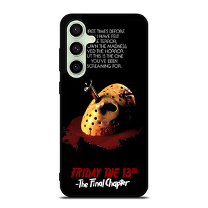 JASON FRIDAY THE 13TH HORROR MOVIE Samsung Galaxy S24 FE Case Cover