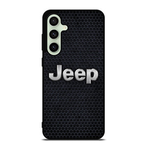 JEEP BLACK METAL LOGO Samsung Galaxy S24 FE Case Cover