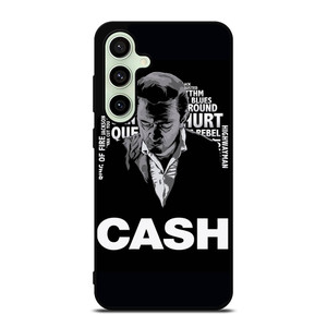 JOHNNY CASH MIDDLE CLIPART Samsung Galaxy S24 FE Case Cover