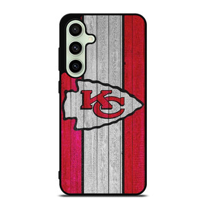 KANSAS CITY CHIEFS WOODEN LOGO Samsung Galaxy S24 FE Case Cover