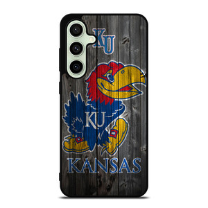 KANSAS JAYHAWKS WOODEN LOGO Samsung Galaxy S24 FE Case Cover KANSAS JAYHAWKS WOODEN LOGO Samsung Galaxy S24 FE Case Cover