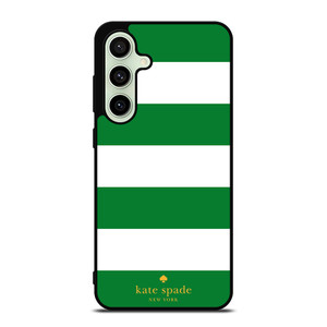 KATE SPADE GREEN STRIPE Samsung Galaxy S24 FE Case Cover