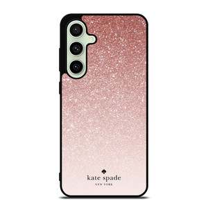 KATE SPADE NEW YORK ROSE WHITE GLITTER Samsung Galaxy S24 FE Case Cover KATE SPADE NEW YORK ROSE WHITE GLITTER Samsung Galaxy S24 FE Case Cover