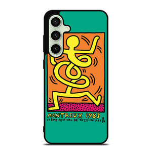 KEITH HARING MONTREUX 1983 Samsung Galaxy S24 FE Case Cover