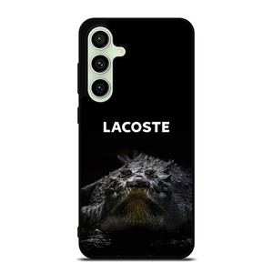 LACOSTE CROCODILE BLACK Samsung Galaxy S24 FE Case Cover