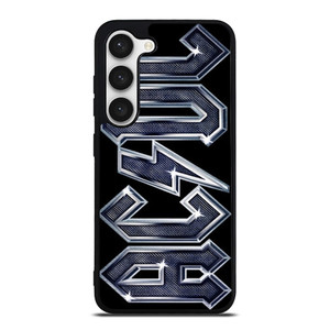 ACDC METAL CARBON LOGO Samsung Galaxy S23 Case Cover ACDC METAL CARBON LOGO Samsung Galaxy S23 Case Cover