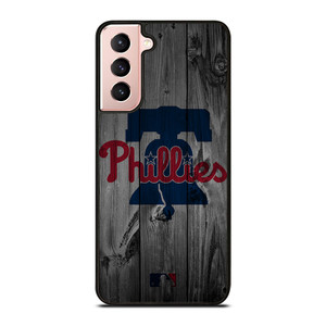 PHILADELPHIA PHILLIES BASEBALL MLB WOOD LOGO Samsung Galaxy S21 Case Cover