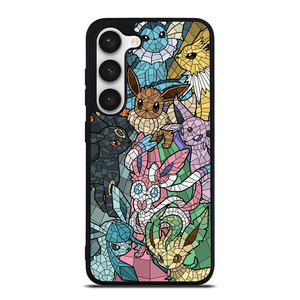 ALL POKEMON EEVEE MOZAIC Samsung Galaxy S23 Case Cover