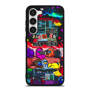 AMONG US LOCAL ONLINE Samsung Galaxy S23 Case Cover AMONG US LOCAL ONLINE Samsung Galaxy S23 Case Cover