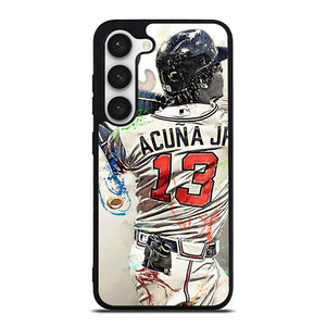 ATLANTA BRAVES ACUNA JR 13 BASEBALL Samsung Galaxy S23 Case Cover ATLANTA BRAVES ACUNA JR 13 BASEBALL Samsung Galaxy S23 Case Cover