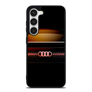 AUDI METAL GLOW LOGO Samsung Galaxy S23 Case Cover AUDI METAL GLOW LOGO Samsung Galaxy S23 Case Cover