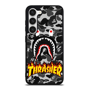 BAPE SHARK THRASHER Samsung Galaxy S23 Case Cover BAPE SHARK THRASHER Samsung Galaxy S23 Case Cover