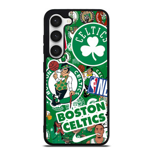 BOSTON CELTICS NBA STICKER BOMB Samsung Galaxy S23 Case Cover BOSTON CELTICS NBA STICKER BOMB Samsung Galaxy S23 Case Cover
