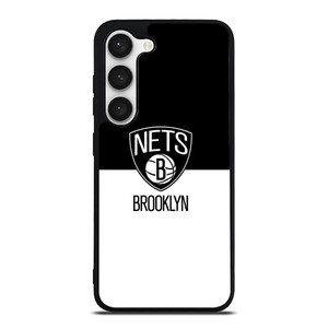 BROOKLYN NETS NBA BLACK WHITE Samsung Galaxy S23 Case Cover BROOKLYN NETS NBA BLACK WHITE Samsung Galaxy S23 Case Cover