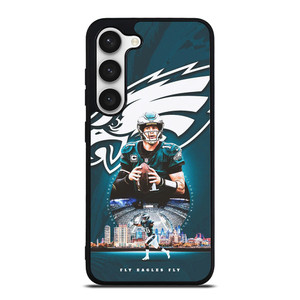 CARSON WENTZ PHILADELPHIA EAGLES NFL Samsung Galaxy S23 Case Cover CARSON WENTZ PHILADELPHIA EAGLES NFL Samsung Galaxy S23 Case Cover