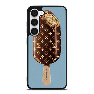 CHOCOLATE ICE CREAM LOUIS VUITTON Samsung Galaxy S23 Case Cover CHOCOLATE ICE CREAM LOUIS VUITTON Samsung Galaxy S23 Case Cover