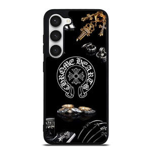 CHROME HEARTS METAL LOGO Samsung Galaxy S23 Case Cover CHROME HEARTS METAL LOGO Samsung Galaxy S23 Case Cover