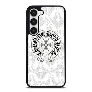 CHROME HEARTS WHITE Samsung Galaxy S23 Case Cover