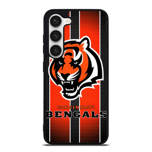 CINCINNATI BENGALS METAL SYMBOL Samsung Galaxy S23 Case Cover CINCINNATI BENGALS METAL SYMBOL Samsung Galaxy S23 Case Cover