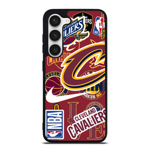 CLEVELAND CAVALIERS NBA STICKER BOMB Samsung Galaxy S23 Case Cover CLEVELAND CAVALIERS NBA STICKER BOMB Samsung Galaxy S23 Case Cover