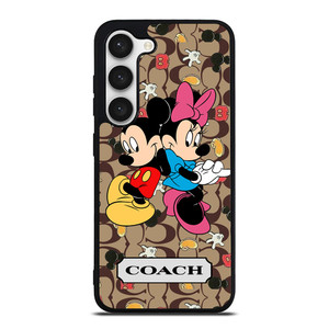 COACH MICKEY MINNIE MOUSE LOVE Samsung Galaxy S23 Case Cover COACH MICKEY MINNIE MOUSE LOVE Samsung Galaxy S23 Case Cover