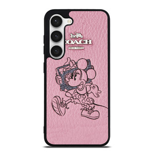 COACH MINNIE MOUSE PINK Samsung Galaxy S23 Case Cover