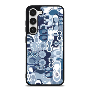 COACH NEW YORK BLUE Samsung Galaxy S23 Case Cover