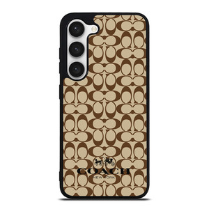 COACH NEW YORK BROWN Samsung Galaxy S23 Case Cover COACH NEW YORK BROWN Samsung Galaxy S23 Case Cover