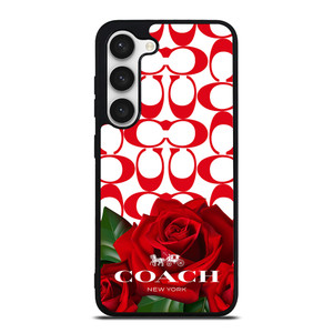 COACH NEW YORK FLOWER 4 Samsung Galaxy S23 Case Cover COACH NEW YORK FLOWER 4 Samsung Galaxy S23 Case Cover