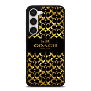 COACH NEW YORK GOLDEN Samsung Galaxy S23 Case Cover COACH NEW YORK GOLDEN Samsung Galaxy S23 Case Cover