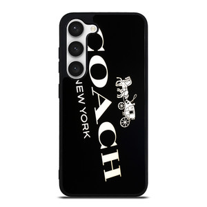 COACH NEW YORK LOGO 3 Samsung Galaxy S23 Case Cover COACH NEW YORK LOGO 3 Samsung Galaxy S23 Case Cover